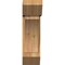 Ekena Millwork Thorton Slat Rough Sawn Bracket w/ Offset Brace, Western Red Cedar, 8"W x 20"D x 28"H BKT0806X20X28THR06RWR - alternate 3